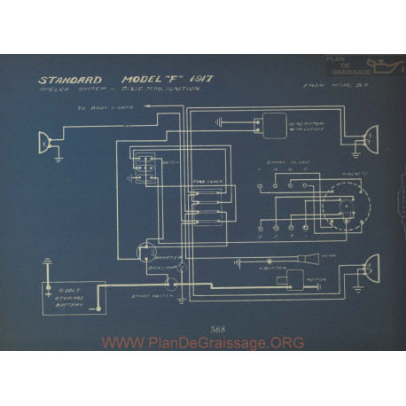 Standard F Schema Electrique 1917 Apelco Dixie