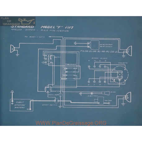 Standard F Schema Electrique 1917
