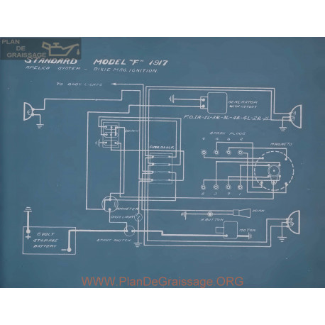 Standard F Schema Electrique 1917