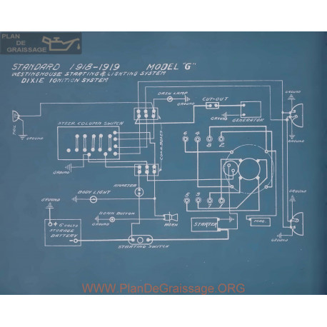 Standard G Schema Electrique 1918 1919