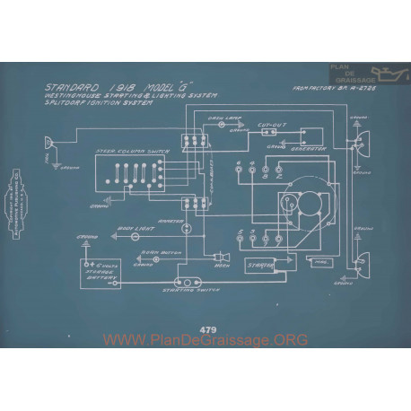 Standard G Schema Electrique 1918