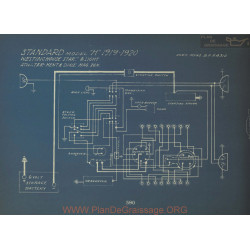 Standard H Schema Electrique 1919 1920 Westinghouse