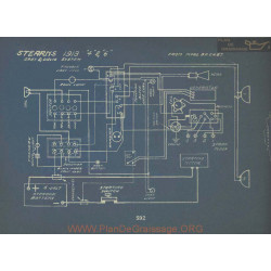 Stearns 4 6 Schema Electrique 1913 Gray & Davis