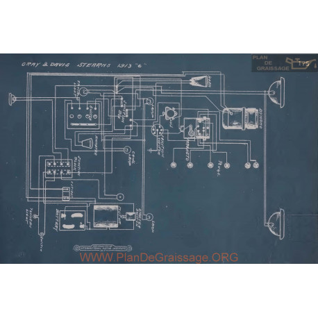 Stearns 6 Schema Electrique 1913