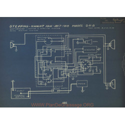 Stearns Knight Sk8 Schema Electrique 1916 1917 1918 Westinghouse