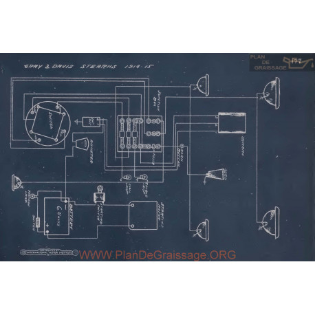 Stearns Schema Electrique 1914 1915