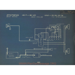 Stephens 60 65 70 74 75 78 Schema Electrique 1917 Delco