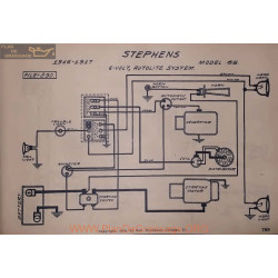 Stephens 65 6volt Schema Electrique 1916 1917 Autolite V2