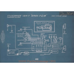 Studebaker 17 18 Schema Electrique 1916 1917