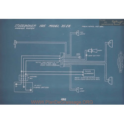 Studebaker 35 Eg Schema Electrique 1915 V2