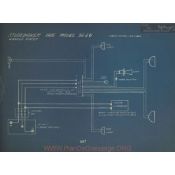 Studebaker 35 Eg Schema Electrique 1915 Wagner