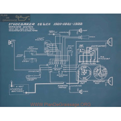 Studebaker Eg Eh Schema Electrique 1920 1921 1922