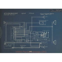 Studebaker Four Schema Electrique 1914 Wagner