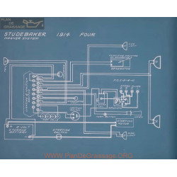 Studebaker Four Schema Electrique 1914