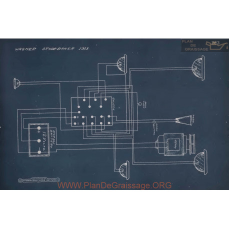 Studebaker Schema Electrique 1913