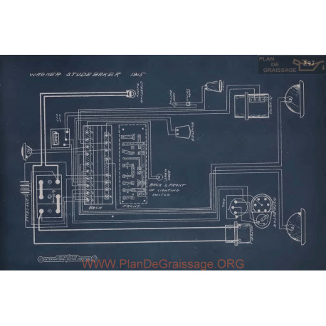 Studebaker Schema Electrique 1915