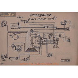 Studebaker Six 6volt Schema Electrique 1921 Wagner V5