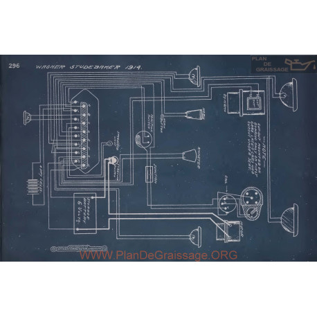 Studebaker Wagner Schema Electrique 1914