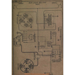 Sun Light Six Schema Electrique 1917 Remy V2