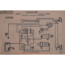 Templar 445 6volt Schema Electrique 1921 Bijur