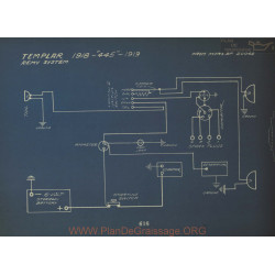 Templar 445 Schema Electrique 1918 1919 Remy