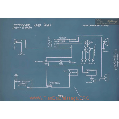 Templar 445 Schema Electrique 1918