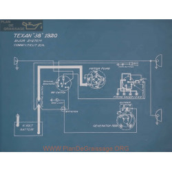 Texan 38 Schema Electrique 1920