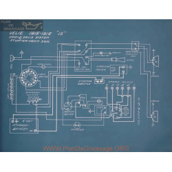 Velie 15 Schema Electrique 1915 1916