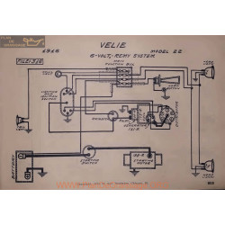 Velie 22 6volt Schema Electrique 1916 Remy