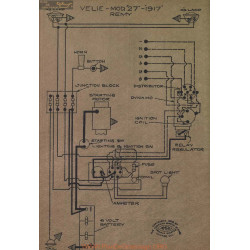 Velie 27 Schema Electrique 1917 Remy V2