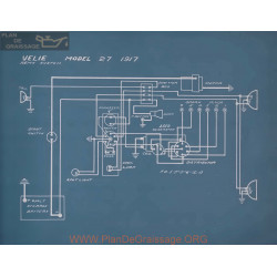 Velie 27 Schema Electrique 1917