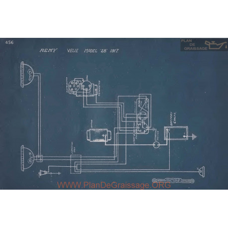 Velie 28 Schema Electrique 1917 V3