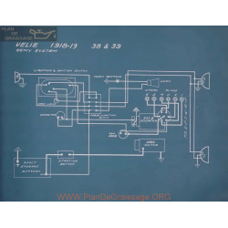 Velie 38 39 Schema Electrique 1918 1919