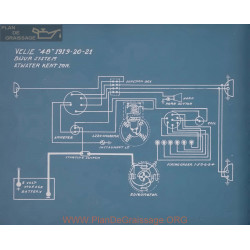 Velie 48 Schema Electrique 1919 1920 1921