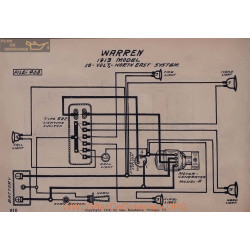 Warren 16volt Schema Electrique 1913 North East