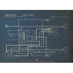 Warren Schema Electrique 1913 1914 North East