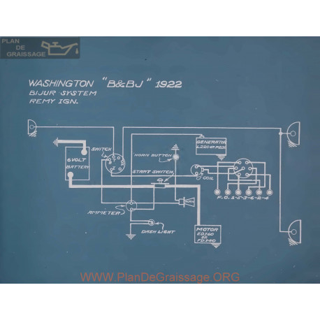 Washington B Bj Schema Electrique 1922