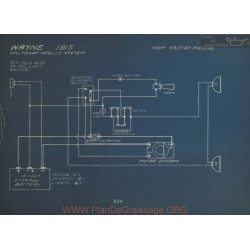 Wayne Schema Electrique 1915 Splitdorf Apelco