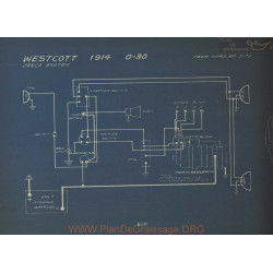 Westcott 3 30 Schema Electrique 1914 Jesco