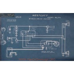 Westcott 41 51 6volt Schema Electrique 1916 Delco