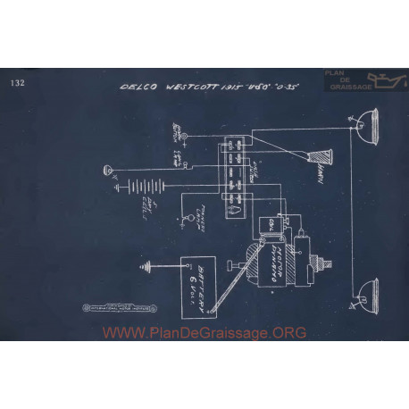 Westcott U50 0 35 Schema Electrique 1915