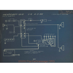 Westcott U6 0 35 Schema Electrique 1915 Delco