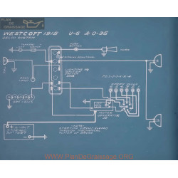 Westcott U6 3 35 Schema Electrique 1915