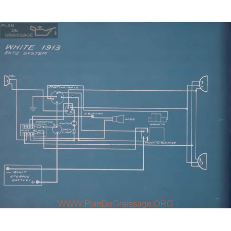 White All Models Schema Electrique 1913