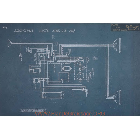 White G M Schema Electrique 1917