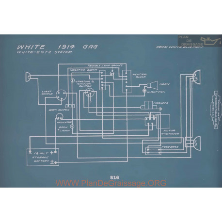 White Gag Schema Electrique 1914 V2