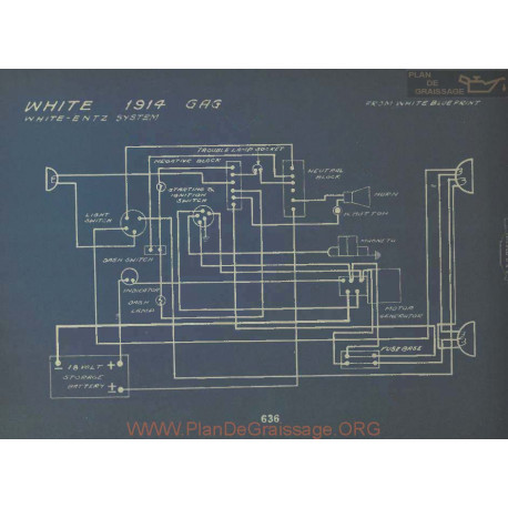 White Gag Schema Electrique 1914 White Entz