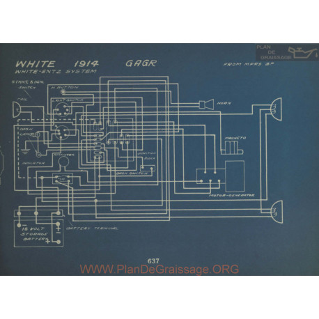 White Gagr Schema Electrique 1914 White Entz