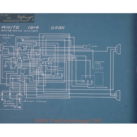 White Gagr Schema Electrique 1914