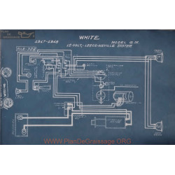 White Gm 12volt Schema Eelctrique 1917 1918 Leece Neville